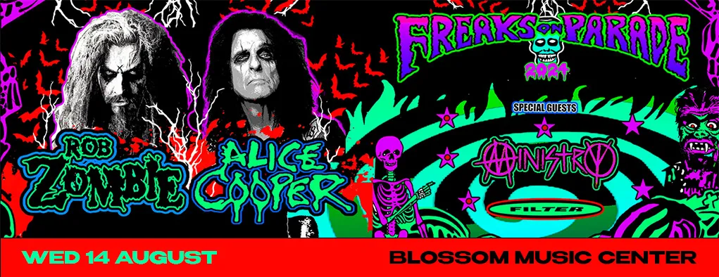 Rob Zombie & Alice Cooper at Blossom Music Center
